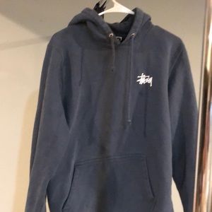 Gently used stussy navy mens hoodie medium